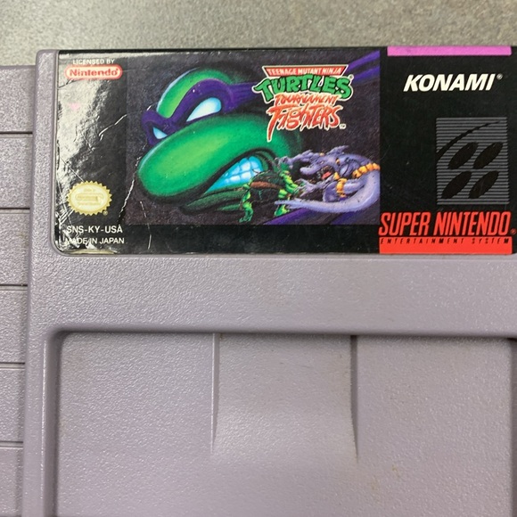 Teenage Mutant Ninja Turtles Tournament Fighters Vintage Super Nintendo Game - Picture 5 of 8